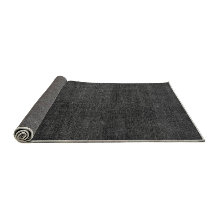 Sideview of Abstract Gray Modern Rug, abs5160gry