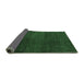 Sideview of Abstract Emerald Green Modern Rug, abs5160emgrn