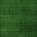 Square Abstract Green Modern Rug, abs5160grn