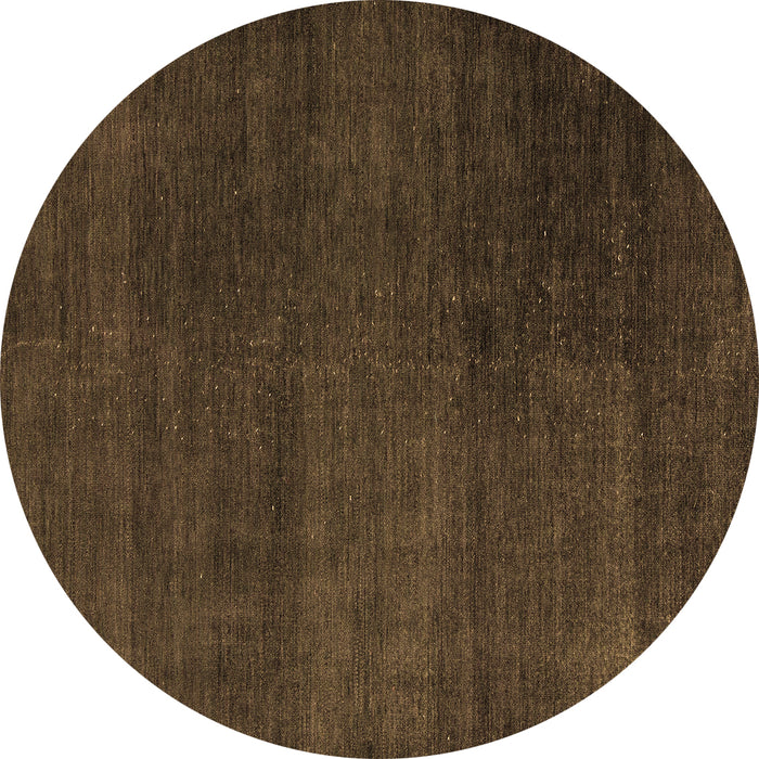 Round Abstract Brown Modern Rug, abs5160brn