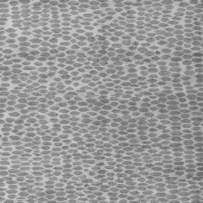 Square Abstract Gray Modern Rug, abs5161gry