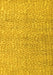 Machine Washable Abstract Yellow Modern Rug, wshabs5161yw