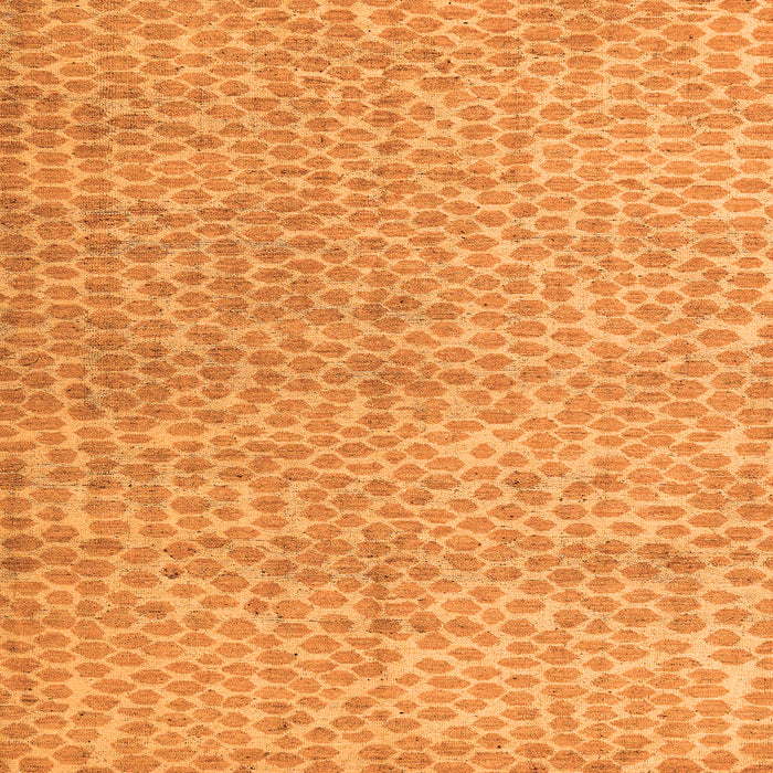 Square Abstract Orange Modern Rug, abs5161org