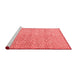 Modern Red Washable Rugs