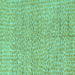 Square Machine Washable Abstract Turquoise Modern Area Rugs, wshabs5162turq