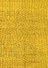 Abstract Yellow Modern Rug, abs5162yw