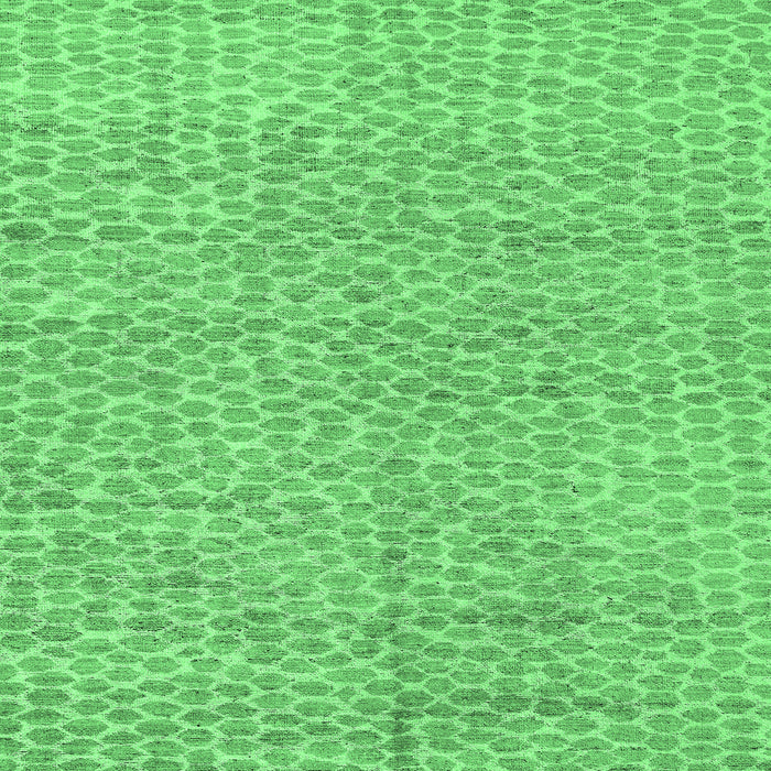 Square Abstract Emerald Green Modern Rug, abs5162emgrn