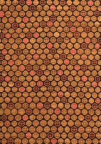 Abstract Orange Modern Rug, abs5163org