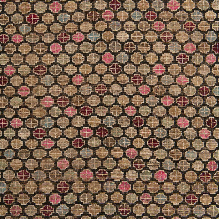 Machine Washable Abstract Bakers Brown Rug, wshabs5163