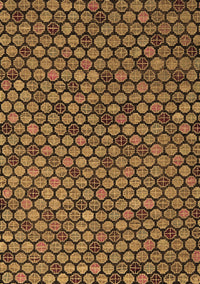 Abstract Brown Modern Rug, abs5163brn