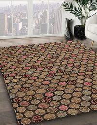 Abstract Bakers Brown Modern Rug, abs5163