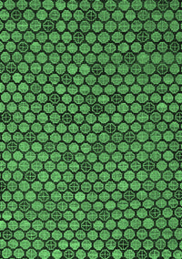 Abstract Emerald Green Modern Rug, abs5163emgrn