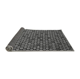 Sideview of Abstract Gray Modern Rug, abs5163gry