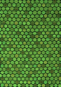 Abstract Green Modern Rug, abs5163grn