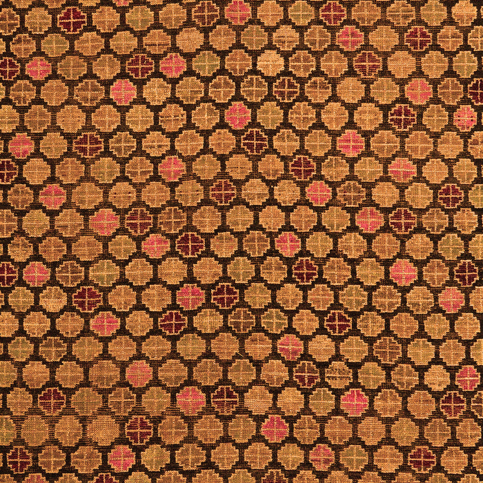 Machine Washable Abstract Orange Modern Area Rugs, wshabs5163org