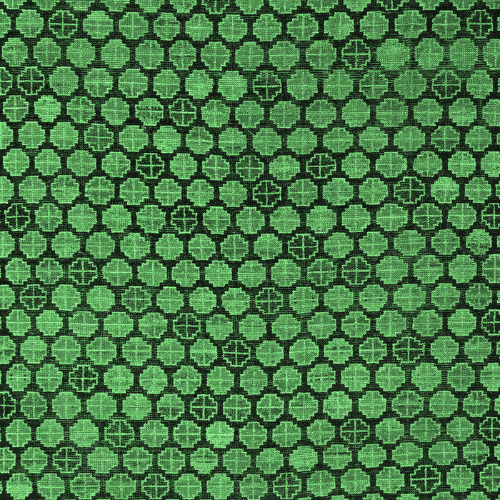 Machine Washable Abstract Emerald Green Modern Area Rugs, wshabs5163emgrn