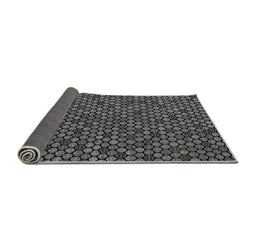 Sideview of Abstract Gray Modern Rug, abs5164gry