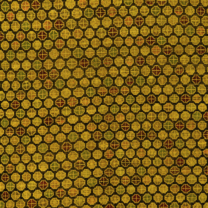 Abstract Yellow Modern Rug, abs5164yw