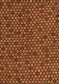 Abstract Orange Modern Rug, abs5164org