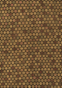 Abstract Brown Modern Rug, abs5164brn