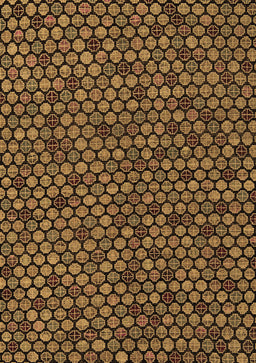 Abstract Brown Modern Rug, abs5164brn