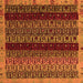 Square Abstract Orange Modern Rug, abs5165org