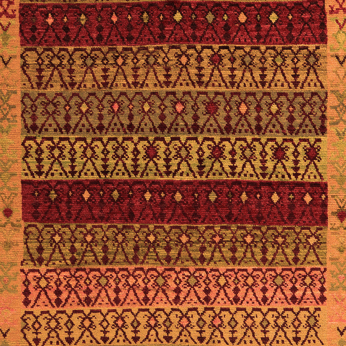 Abstract Orange Modern Rug, abs5165org