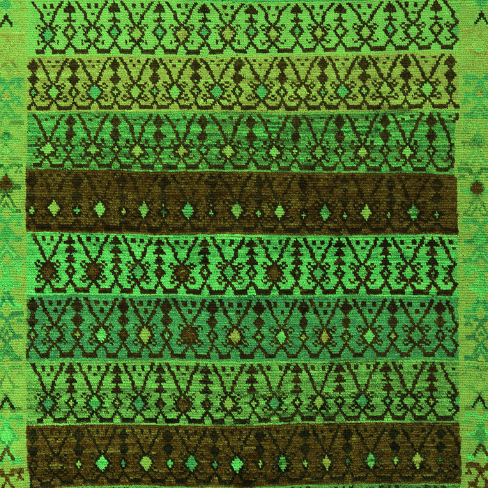 Machine Washable Abstract Green Modern Area Rugs, wshabs5165grn