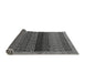 Sideview of Abstract Gray Modern Rug, abs5165gry