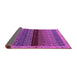 Sideview of Abstract Purple Modern Rug, abs5165pur