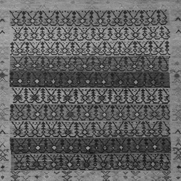 Square Abstract Gray Modern Rug, abs5165gry