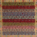 Square Abstract Saffron Red Modern Rug, abs5165