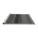 Sideview of Machine Washable Abstract Gray Modern Rug, wshabs5165gry