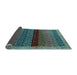 Sideview of Abstract Light Blue Modern Rug, abs5165lblu