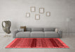 Modern Red Washable Rugs