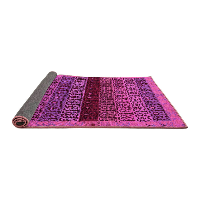 Sideview of Abstract Pink Modern Rug, abs5165pnk