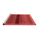 Modern Red Washable Rugs