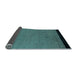 Sideview of Abstract Light Blue Modern Rug, abs5166lblu