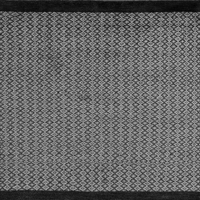 Square Machine Washable Abstract Gray Modern Rug, wshabs5166gry