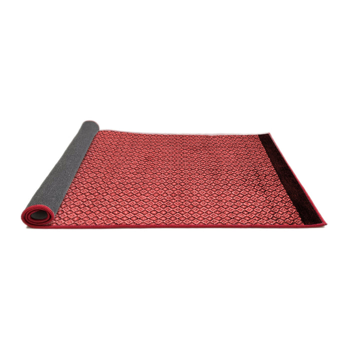 Abstract Red Modern Area Rugs
