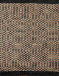 Machine Washable Abstract Bakers Brown Rug, wshabs5166