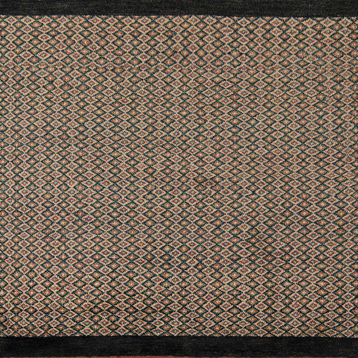 Square Abstract Bakers Brown Modern Rug, abs5166