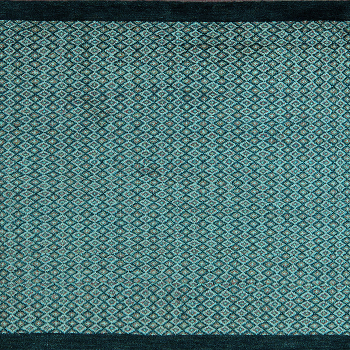 Square Machine Washable Abstract Light Blue Modern Rug, wshabs5166lblu