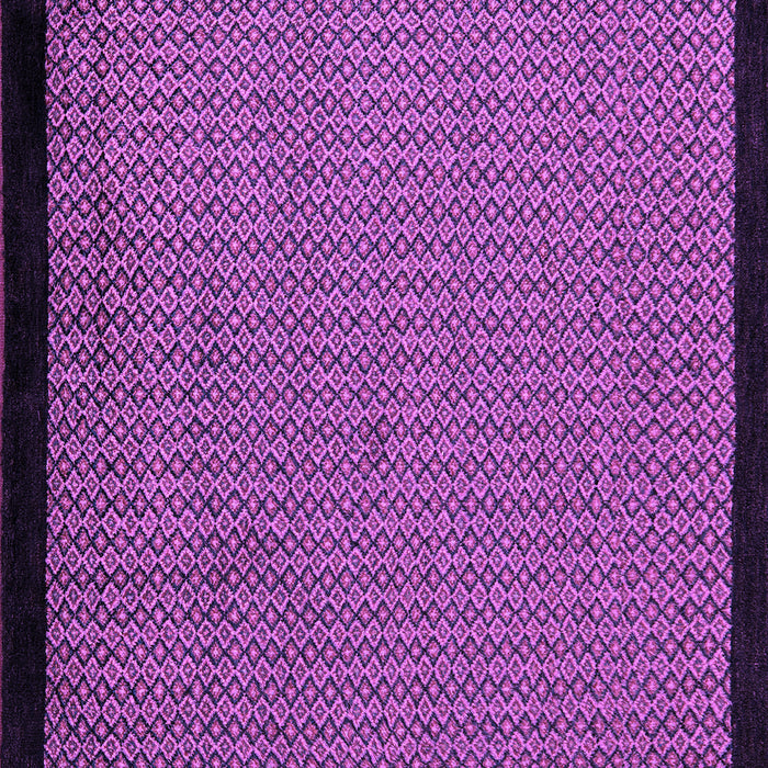 Square Machine Washable Abstract Purple Modern Area Rugs, wshabs5166pur