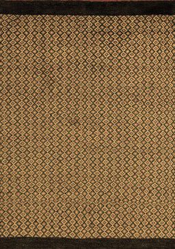 Abstract Brown Modern Rug, abs5166brn