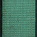 Square Abstract Turquoise Modern Rug, abs5166turq