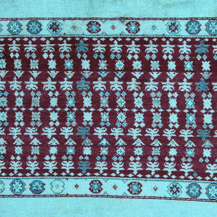 Abstract Light Blue Modern Rug, abs5167lblu