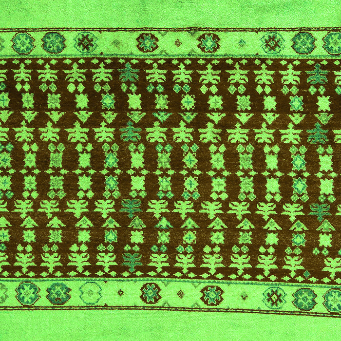 Abstract Green Modern Rug, abs5167grn