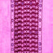 Square Abstract Pink Modern Rug, abs5167pnk