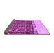 Sideview of Abstract Purple Modern Rug, abs5167pur